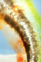 aerial display of the tricolor arrows photo