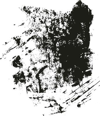 Black and white grunge texture, vector, brush
