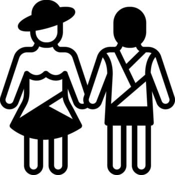 solid icon for models vector