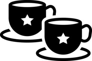 solid icon for cups vector