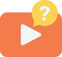 Quiz Video Test vector