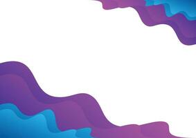 abstract wave background template design vector