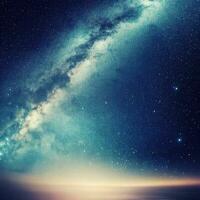 A mesmerizing view of the Milky Way, a testament to the vastness of the universe ,AI Generated photo