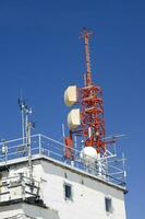 a tower with antennas photo