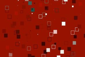 Light Red vector pattern with crystals, rectangles.