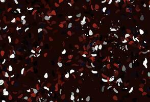 Light red vector background with abstract forms.