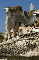 photographic documentation of the devastating earthquake in central Italy photo