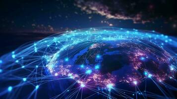 Global Internet Connectivity. Bridging the World through Advanced Communication Technology photo