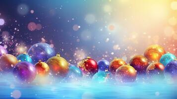 Bright christmas background photo