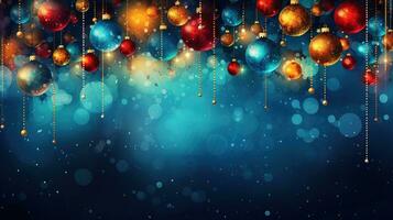 Bright christmas background photo