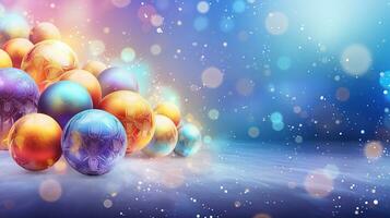 Bright christmas background photo