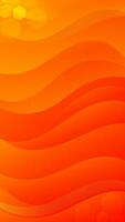 Abstract Gradient Orange yellow liquid background. Modern vector background design. Dynamic Waves. Fluid shapes composition.  Fit for social media story template