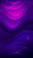 Abstract Gradient  Purple Blue  liquid background. Modern  background design. Dynamic Waves. Fluid shapes composition.  Fit for website, banners, brochure, posters vector