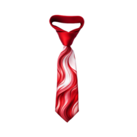 a red tie with white swirls on it,AI Generative png