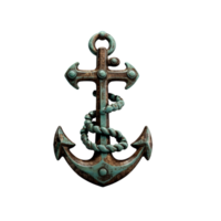 an anchor on a transparent background,AI Generative png