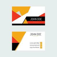 Bold Colors Professional Business Card Design. Modern and Creative Business Card Templates. vector