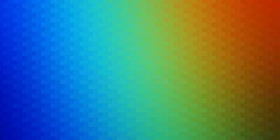 Dark Multicolor vector template in rectangles.
