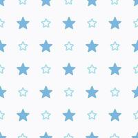 simple blue stars seamless pattern design, star background vector