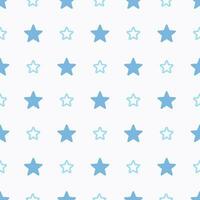 simple blue stars seamless pattern design, star background vector