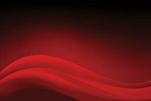 Smooth Red Wavy Background Design vector