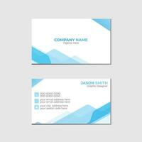 corporate business card design vector