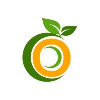 O word with nature logo png