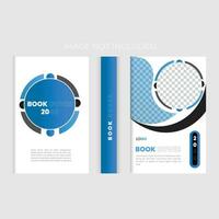 Professional creative book cover design. vector