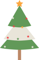 Christmas tree illustration isolated png