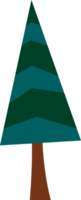 Natale albero illustrazione isolato png