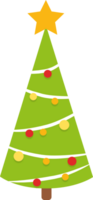 Christmas tree illustration isolated png