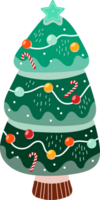 Navidad árbol ilustración aislado png