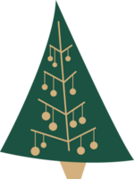 Natale albero illustrazione isolato png