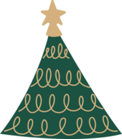 Christmas tree illustration isolated png