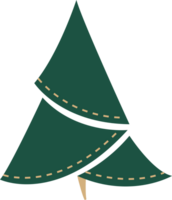 Christmas tree illustration isolated png