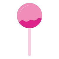 chupa Chups pastel estallidos rosado muñeca niña icono vector