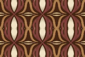 ikat damasco cachemir bordado antecedentes. ikat antecedentes geométrico étnico oriental modelo tradicional. ikat azteca estilo resumen diseño para impresión textura,tela,sari,sari,alfombra. vector