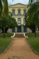 Rio, Brazil - april 07, 2023, Quinta da Boa Vista is a municipal park in the Imperial Quarter of Sao Cristovao, photo