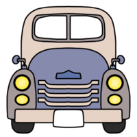 antiguo coche dibujos animados png