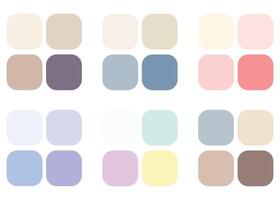 Abstract Colored Palette Guide. RGB color vector