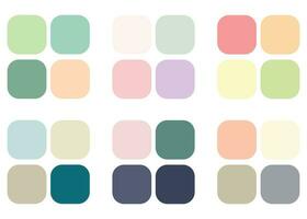 Abstract Colored Palette Guide. RGB color vector