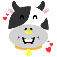 cow with heart png