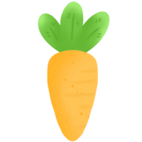 Cute carrot vegetable png