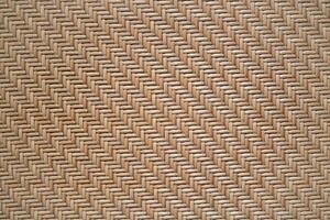 Close up of brown rattan pattern background texture photo