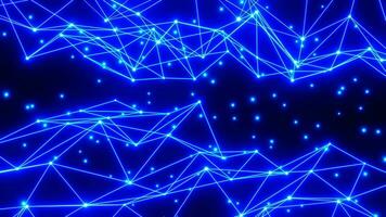 4k Loop Animation of Plexus Background video