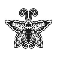 Javanese butterfly icon vector image illustration