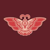 Javanese butterfly icon vector image illustration