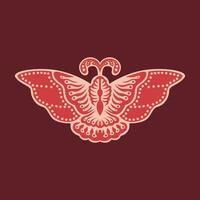 Javanese butterfly icon vector image illustration