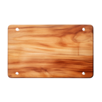 wooden cutting board on a transparent background,AI Generative png