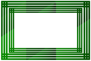 Grün Rand Rahmen Symbol islamisch png