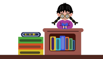 boeken bibliotheek esthetisch png